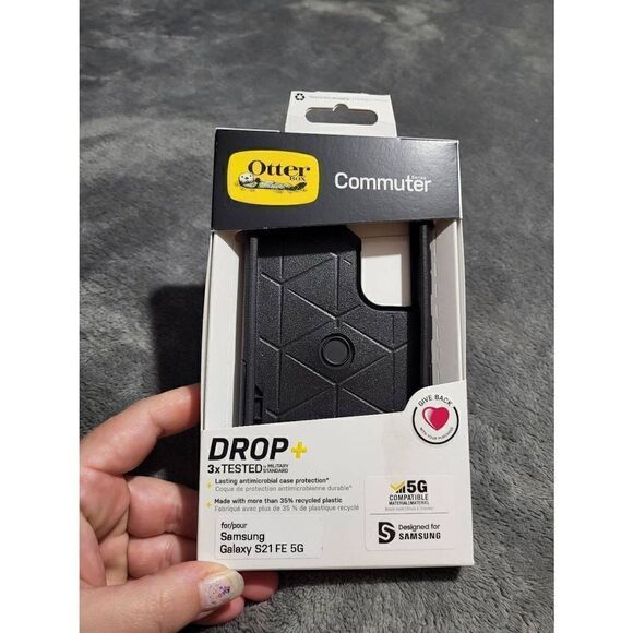 NWT Otter Box black Commuter Series for Samsung Galaxy S21 FE 5G - Picture 1 of 5